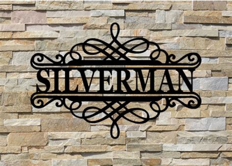 metal estiblished with house nicknames|custom metal name signs.